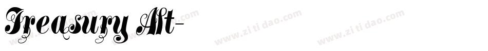 Treasury Alt字体转换